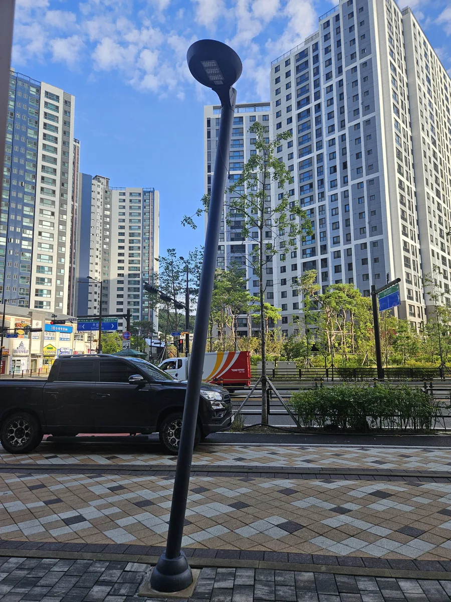 가로등수리업체 바모스VAMOS 부식 중간부 국소 부식 용접 보수